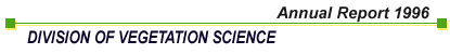 DIVISION OF VEGETATION SCIENCE