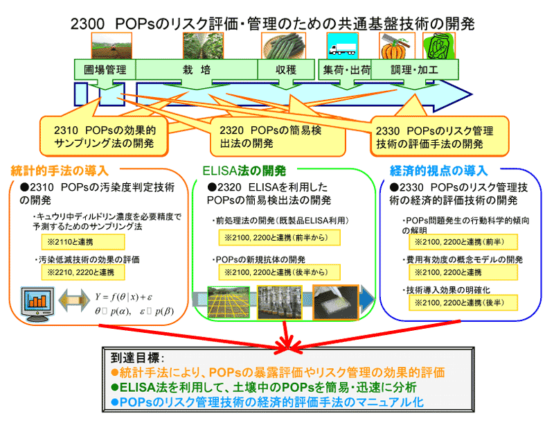 POPsのリスク評価・管理のための共通基盤技術の開発